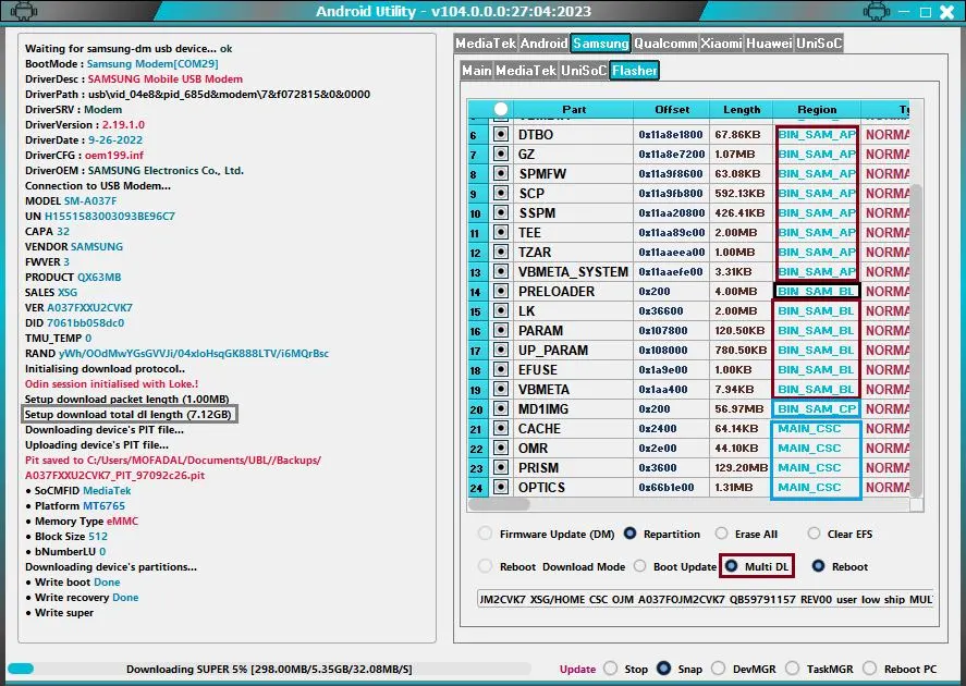 gsm android tools