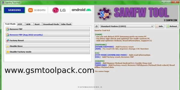 gsm tools for android