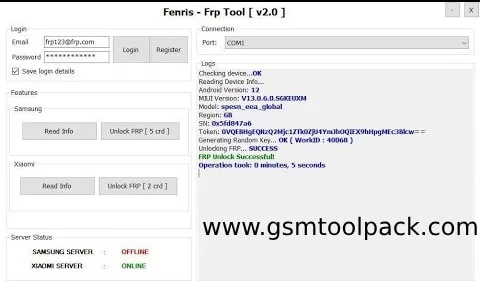 gsm frp tools 2024