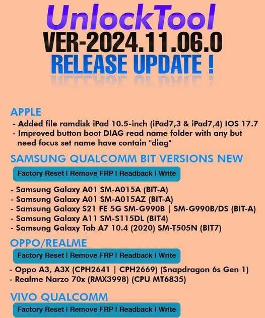 gsm frp tools